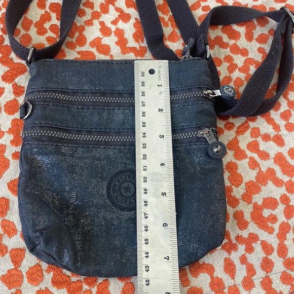 Kipling black metallic bag crossbody - Picture 5 of 9